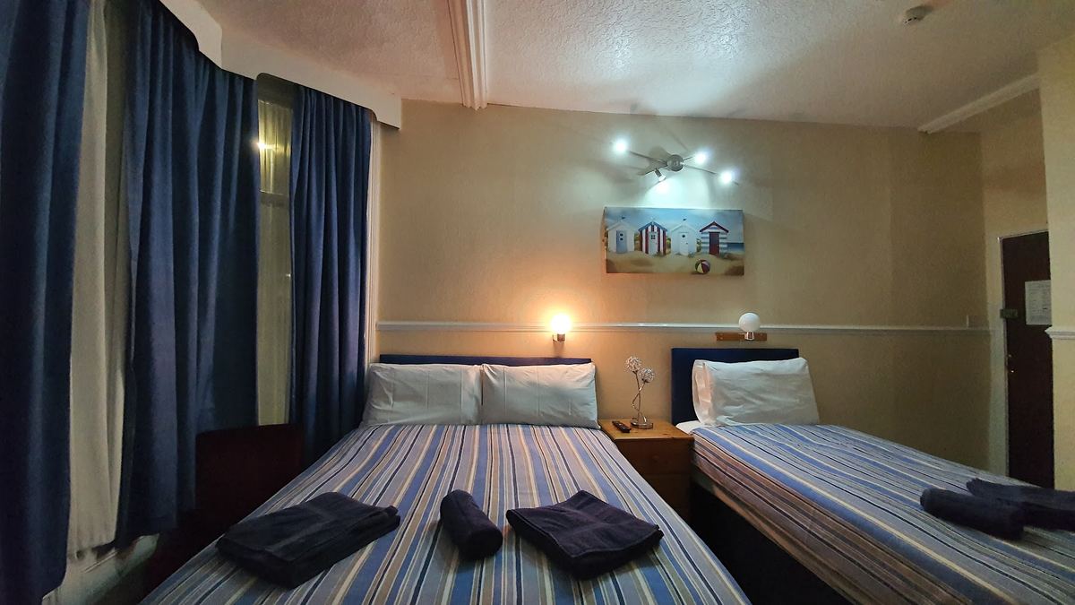 A family room at the Granby Hotel, Scarborough